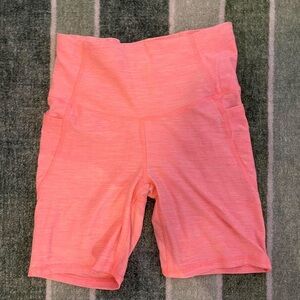 All in Motion Coral Bike Shorts